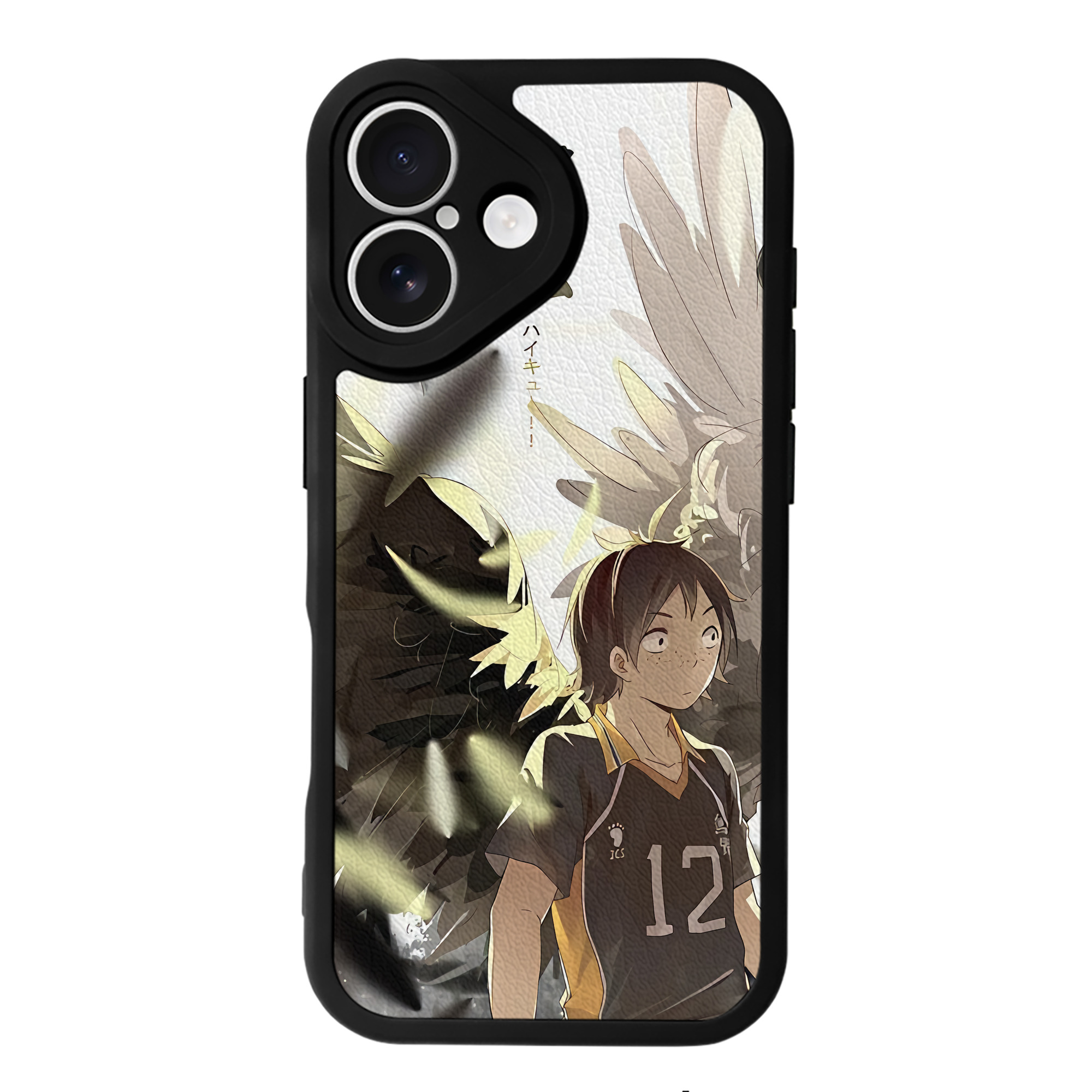 （画像用） ハイキュー!! Haikyu!! 【iPhone 16シリーズ対応】シリコンスマホケース（レザー調） 材質：シリコン